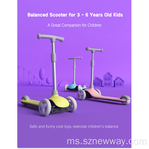 Xiaomi Mitu kanak-kanak Skuter Scooter Seimbang Kanak-kanak